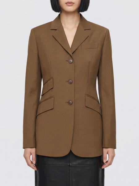 Single-Breasted Cropped Blazer Max Mara in Virgin Wool with a Slim Fit