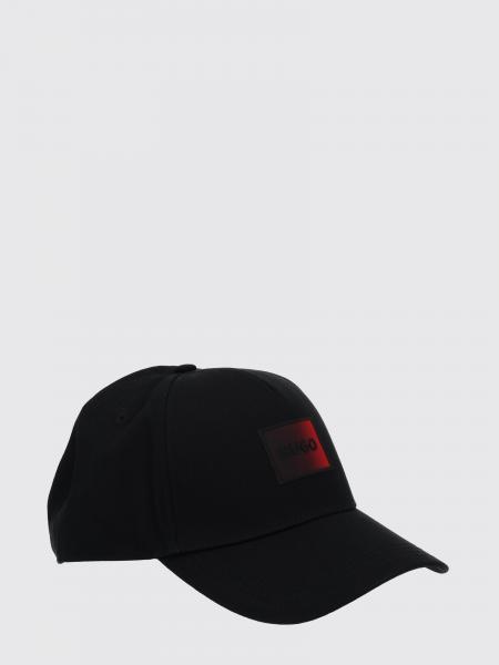 Hugo Cotton Baseball Cap with Visor and Embroidered Logo