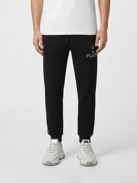 PHILIPP PLEIN 신축성 있는 드로스트링 허리 저지 조깅 팬츠