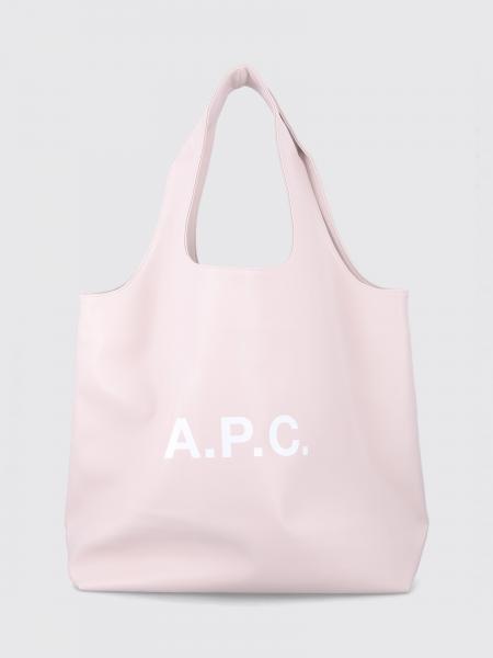 Grand sac cabas Ninon A.P.C. en matériaux recyclés avec logo imprimé