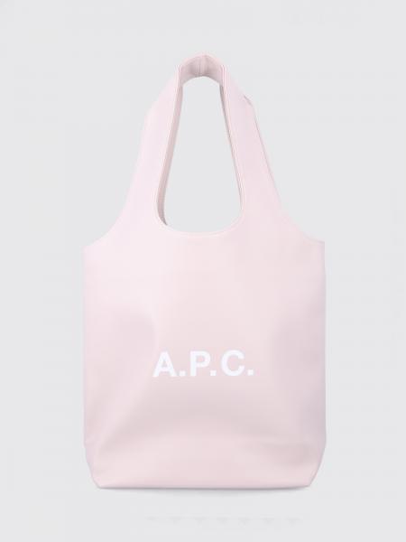 Petit sac cabas Ninon A.P.C. en matériaux recyclés avec logo imprimé