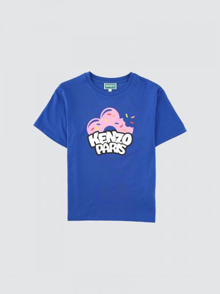 Kenzo Boys' Graphic Logo Cotton T-shirt