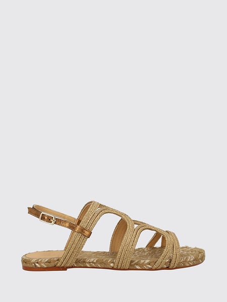 Pitra Woven Raffia Low-Heeled Slingback Sandals Castañer with Jute Midsole