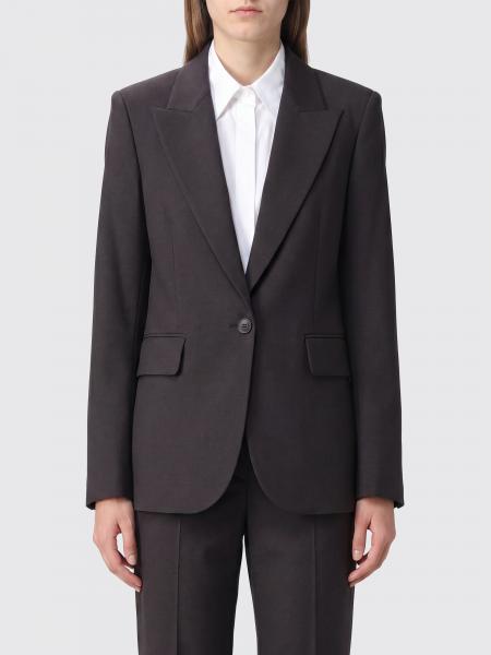 Einreihiger Blazer von Zadig & Voltaire mit gesticktem Slogan und steigendem Revers