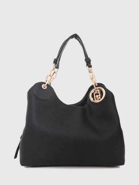 Liu Jo Grained Faux Leather Shoulder Bag with Double Handle