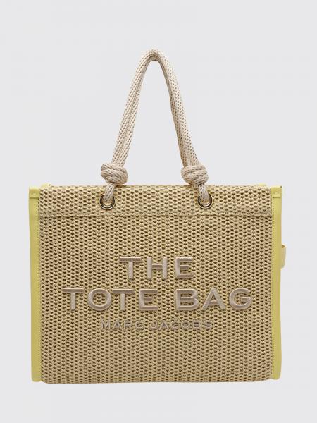 The Large Tote Bag Marc Jacobs aus gehäkelter Baumwolle mit Logo