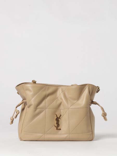 Petit sac seau Jamie Saint Laurent en cuir d'agneau matelassé