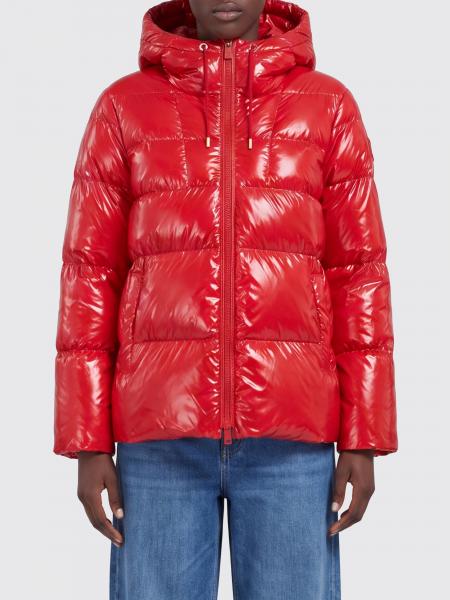 Pinko Quilted Waterproof Nylon Short Puffer Jacket with Hood and Elasticated Cuffs