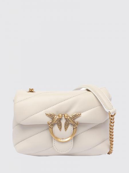 Mini sac Baby Love Bag Puff Pinko en nappa matelassé avec logo