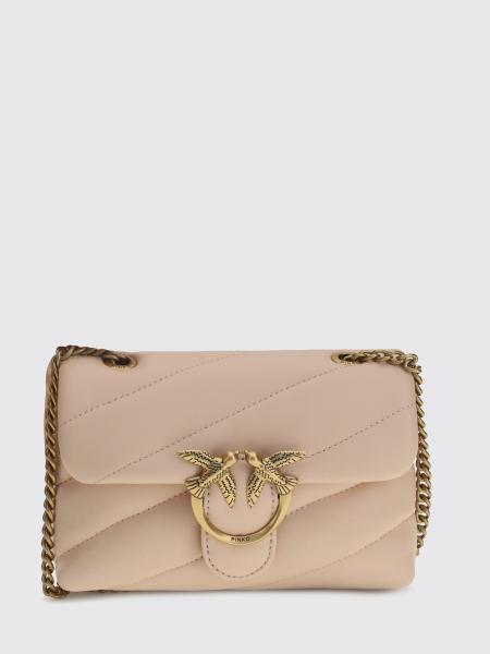 Mini sac Baby Love Bag Puff Pinko en nappa matelassé avec logo