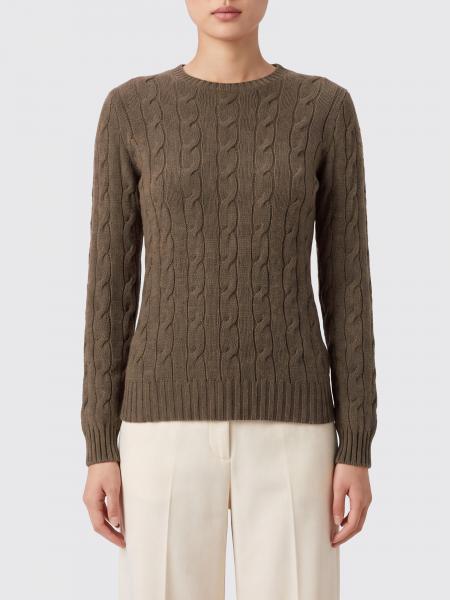 Pull à col rond Ralph Lauren coupe slim en pur cachemire