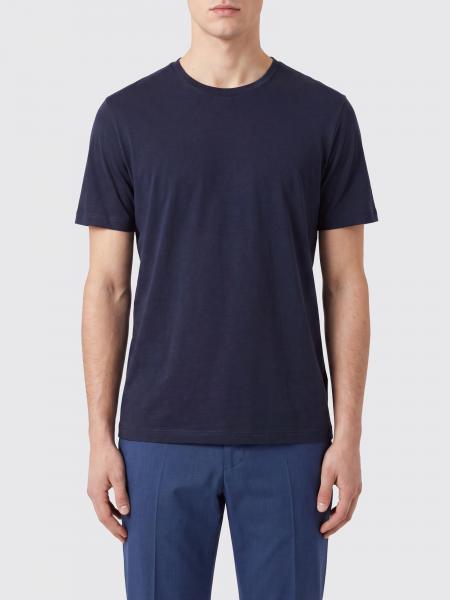 Herno Short-Sleeved Crew Neck T-Shirt in Pure Cotton