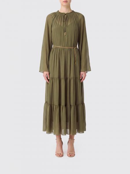 Midi Tunic Michael Kors in Recycled Fabric with Jewelled Belt