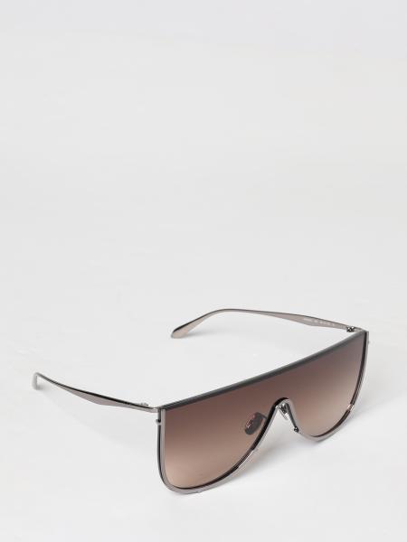 Alaïa Rounded Metal-Frame Sunglasses with Coloured Lenses