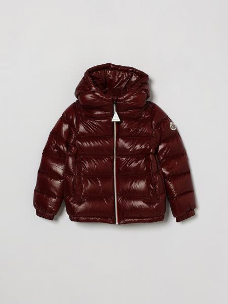 Doudoune Moncler pour garçon à capuche en nylon recyclé matelassé