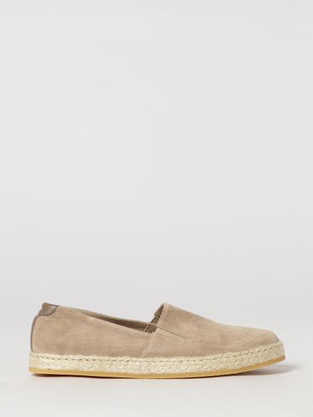 Espadrillas Brunello Cucinelli da bambino in pelle scamosciata con suola in gomma