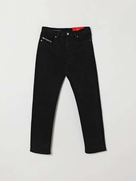 Diesel Boy's 2020 D-Viker Straight Fit Cotton Denim Jeans