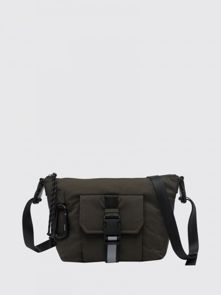 A.P.C. Trek Nylon Crossbody Bag with Zip Closure and Printed Logo