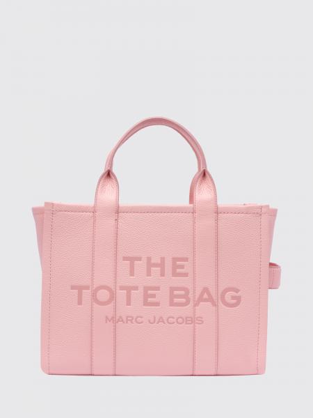 Marc Jacobs The Medium Tote Bag in Grained Leather with Printed Logo