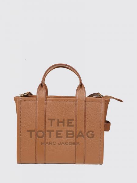 MARC JACOBS The Medium 粒面皮革印花徽标托特包