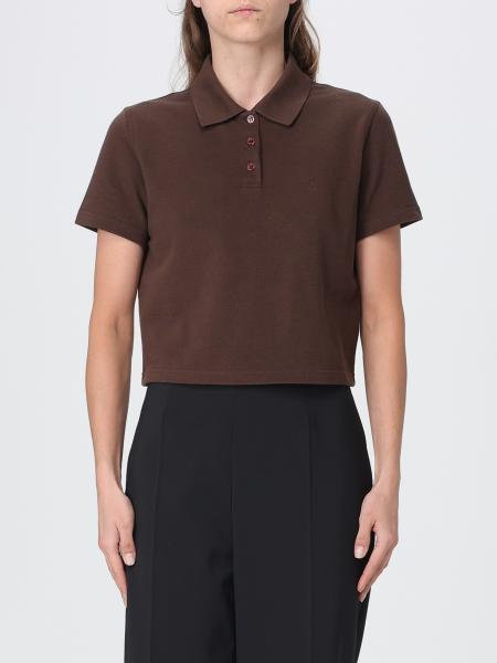 Polohemd Saint Laurent aus Baumwolle mit gesticktem YSL-Monogramm