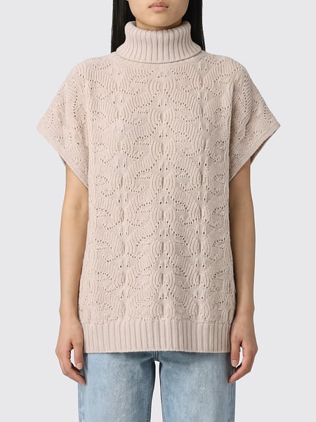 Short-Sleeved Relaxed Fit Paisley Jacquard Roll Neck Etro in Wool Blend