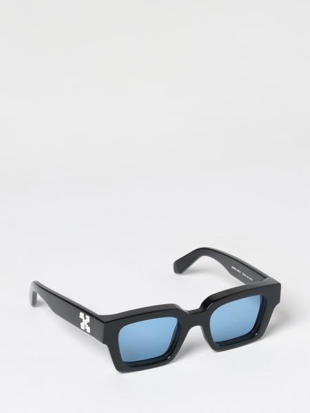 Off-White Virgil Rectangular Acetate Sunglasses with Arrow Logo