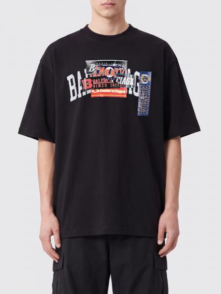 Balenciaga Relaxed Fit Cotton T-Shirt with Graphic Print