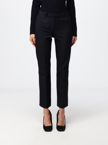 Pantaloni skinny 'S Max Mara in misto cotone stretch a vita media