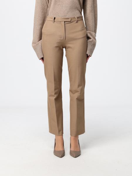 Pantaloni skinny 'S Max Mara in misto cotone stretch a vita media