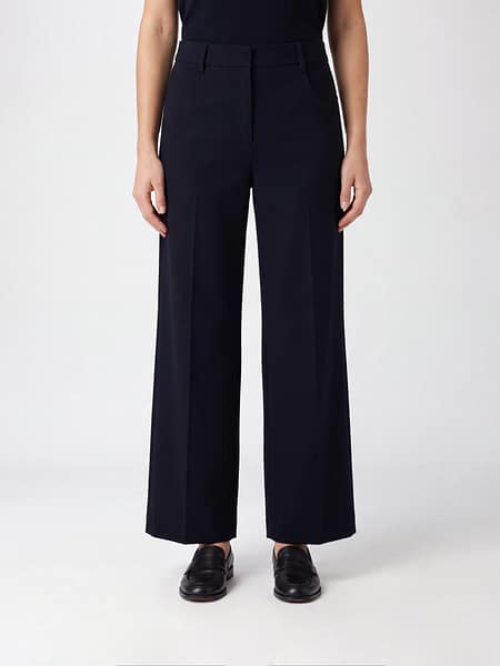 'S Max Mara Gela 阔腿棉混纺长裤