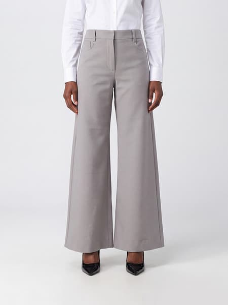 Gela Wide-Leg Cotton-Blend Trousers 'S Max Mara