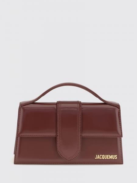 Le Bambino Smooth Calfskin Handbag Jacquemus with Lettering Logo