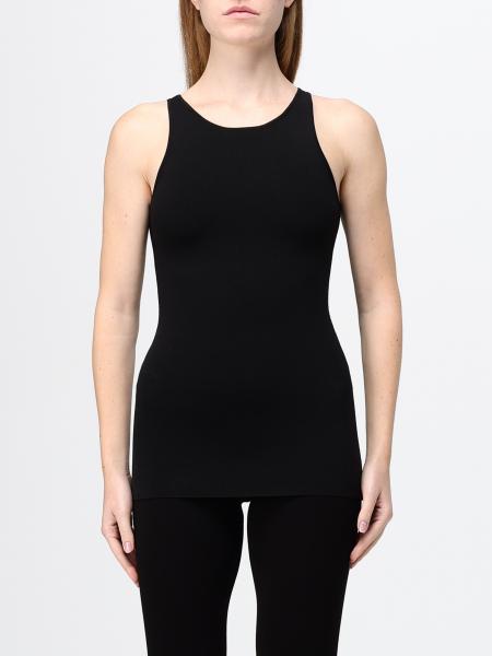 Toteme Slim Fit Ribbed Off-the-Shoulder Top in Recycled Jersey