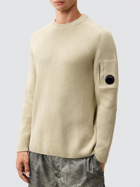 Crewneck Jumper C.P. Company in Cotton with Contrasting Logo