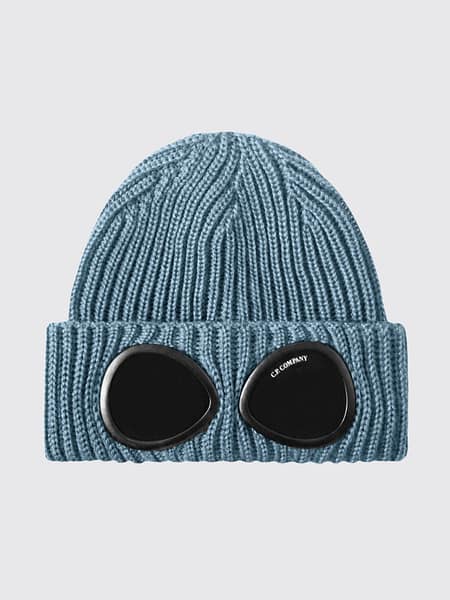 Ribbed Wool Goggle Beanie C.P. Company with Turn-Up Cuff