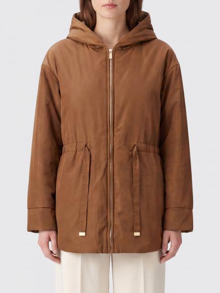 Short Technical Fabric Parka Max Mara The Cube with Hood and Drawstring