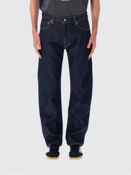 Levi's 555™ Straight Mid-Rise Blue Cotton Denim Jeans