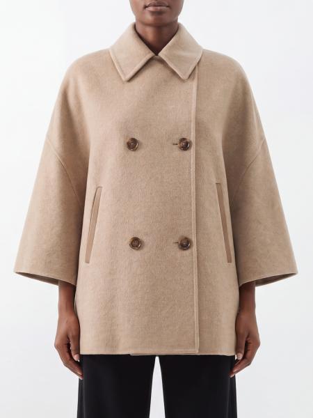 Cappotto doppiopetto Max Mara in puro cashmere con lunghezza al ginocchio