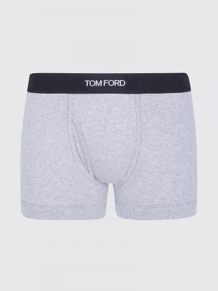 Tom Ford Stretch-Cotton Boxer Briefs with Logo Waistband