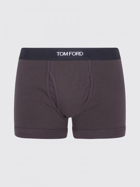 Tom Ford Stretch-Cotton Boxer Briefs with Logo Waistband