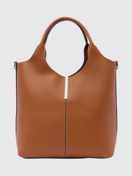 Smooth Calf Leather Handbag Tod's with Double Handle and Shoulder Strap