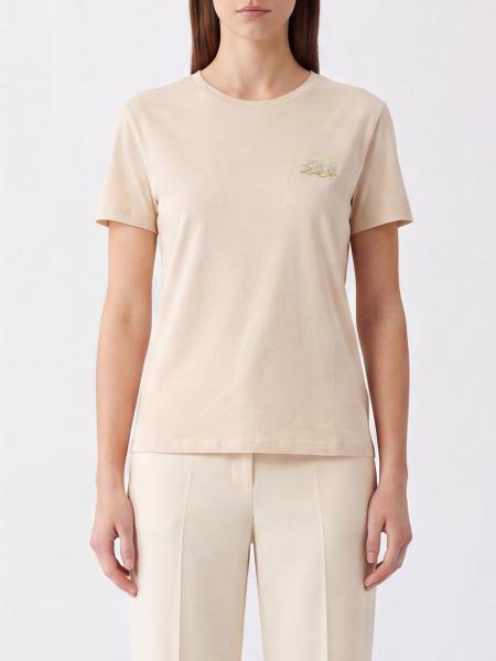 Short-Sleeved Cotton T-Shirt Liu Jo with Front Embroidered Logo