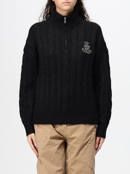 Slim Fit Wool and Alpaca Blend Cardigan Pinko with a Classic Collar