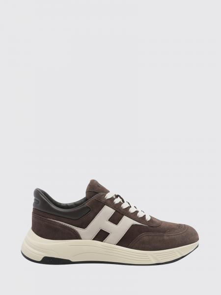 Hyperlight Suede Leather Trainers Hogan with Chunky Sole