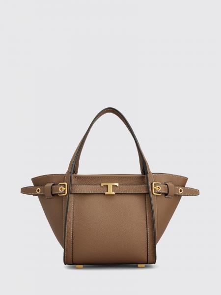 T Signature Grained Calf Leather Handbag Tod's with Shoulder Strap