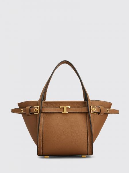 T Signature Grained Calf Leather Handbag Tod's with Shoulder Strap