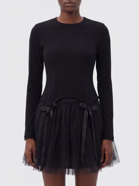 Long-Sleeved Lyocell Top Simone Rocha with Embroidery and Bow