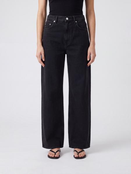 Hoch taillierte Winny Jeans von Haikure mit weitem Bein aus Bio-Baumwolldenim