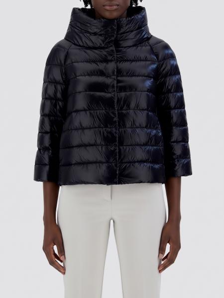 Herno Sofia Short Ultra-Light Nylon Down Jacket with High Neck